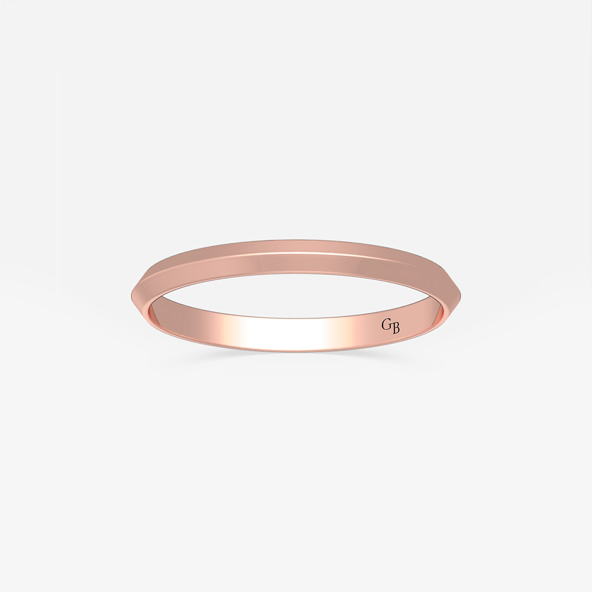 2mm Knife Edge Wedding Band